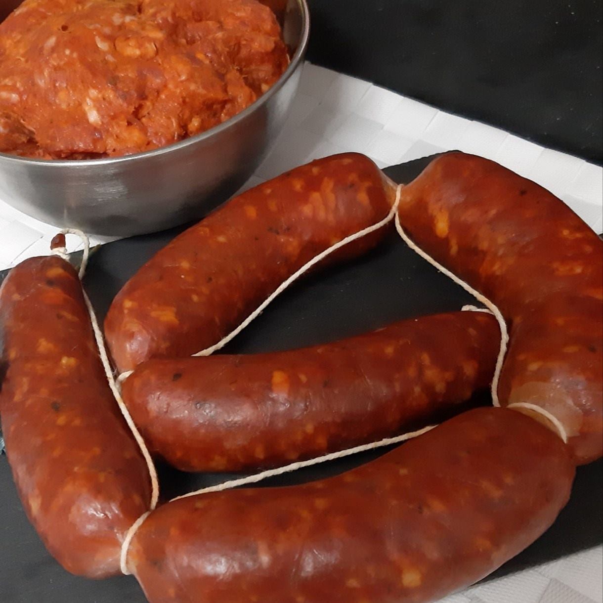 Chorizo fresco rojo